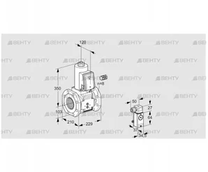 VAS8100F05NW3E/EM/2M (88207171) Газовый клапан Kromschroder