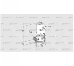 VR 50R01NQ33D (85248530) Воздушный электромагнитный клапан Kromschroder