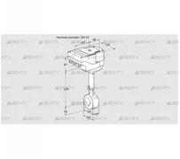 IBHS50W01A/40A3A (88300195) Дроссельная заслонка Kromschroder