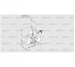 VAS350F/NQGR (88019754) Газовый клапан Kromschroder