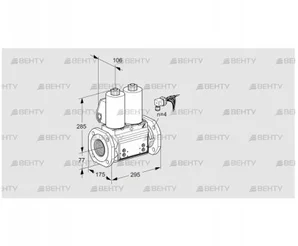 VCS665F05NNQLB/PPPP/PPPP (88203696) Сдвоенный газовый клапан Kromschroder