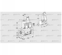 VCS8100F05NLKR3E/PPPP/PPZ- (88204047) Сдвоенный газовый клапан Kromschroder