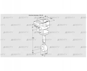 IBHR40Z01A/40A2AR10 (88303134) Дроссельная заслонка Kromschroder