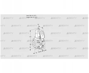 VAN1T15N/NKSR (88027221) Сбросной газовый клапан Kromschroder