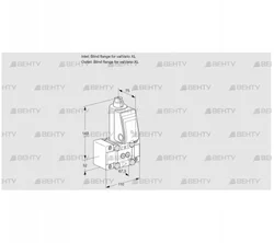 VAS1TW0/NW (88020843) Газовый клапан Kromschroder