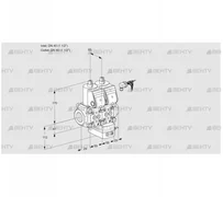 VCV2E40R/40R05NVKWR/PPPP/PPPP (88107049) Клапан с регулятором соотношения Kromschroder