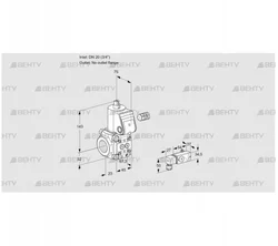 VAS120/-R/NQ (88015210) Газовый клапан Kromschroder