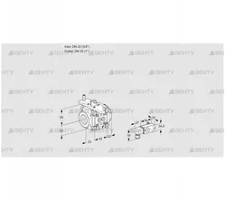 VFC120/25R05-20-1PP (88303905) Регулирующий клапан Kromschroder