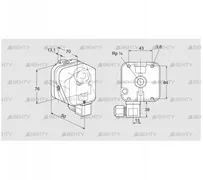 DG 50B-6 (84447201) Датчик-реле давления газа Kromschroder