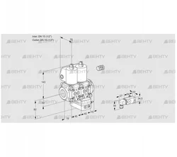 VCG1E15R/15R05NGNKL/PPPP/1-PP (88100726) Клапан с регулятором соотношения Kromschroder