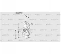 VAG1-/15R/NKBE (88020508) Газовый клапан с регулятором соотношения Kromschroder