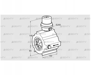 DE 250Z100-160B (03352483) Расходомер Kromschroder