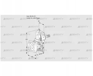 VAS350/-F/NWSR (88010037) Газовый клапан Kromschroder