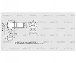 ZIC 200HB-100/135-(21E)D (84099960) Газовая горелка Kromschroder