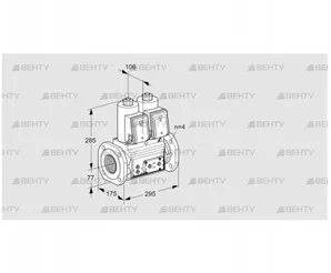 VCS6T65A05NNQRE/PPPP/PPPP (88202840) Сдвоенный газовый клапан Kromschroder