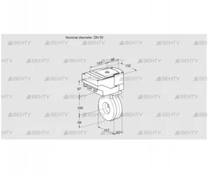 IBA50Z05/40A2D (88301560) Дроссельная заслонка Kromschroder