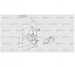 VAG115R/NWBE (88011114) Газовый клапан с регулятором соотношения Kromschroder