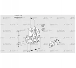 VCS1E15R/10R05NNWR3/2-PP/PPPP (88105522) Сдвоенный газовый клапан Kromschroder