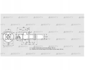 BIC 100RM-300/335-(110)E (84033341) Газовая горелка Kromschroder