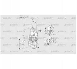 VAD1-/25R/NW-50A (88017253) Газовый клапан с регулятором давления Kromschroder