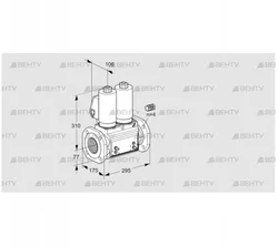 VCS665F05NNWGL3B/MPPM/MPPM (88203673) Сдвоенный газовый клапан Kromschroder