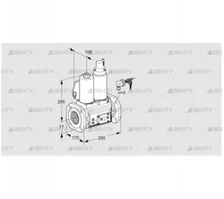 VCS665F05NLWLE/PPPP/PPEP (88207475) Сдвоенный газовый клапан Kromschroder