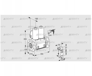 VCS8100F05NNKLB/2-PP/PPPP (88207360) Сдвоенный газовый клапан Kromschroder