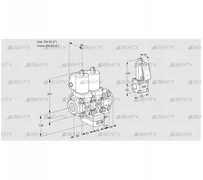 VCG3T50N/50N05NGNVQSL/PPZS/PPPP (88106407) Клапан с регулятором соотношения Kromschroder