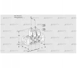 VCS3E50F/50F05NNWR3/PPPP/PPPP (88100103) Сдвоенный газовый клапан Kromschroder