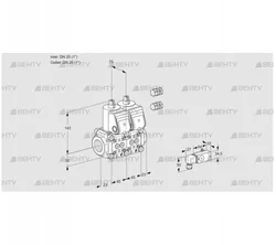 VCS1E25R/25R05NNWR3/PPPP/2--1 (88107346) Сдвоенный газовый клапан Kromschroder