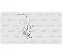 VAS3-/50R/NWSR (88021819) Газовый клапан Kromschroder