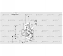 VCH1E20R/20R05NHEWR3/PPPP/PPPP (88100251) Клапан с регулятором расхода Kromschroder