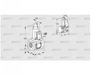 VAS665F05LW3E/B-/PP (88203934) Газовый клапан Kromschroder