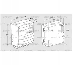 BCU460W1P6C0D0100K1E1-/LM400WF3O0E1- (88680080) Блок управления горением Kromschroder