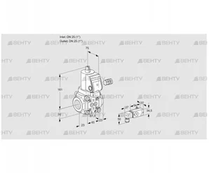 VAS125R/NWSR (88028149) Газовый клапан Kromschroder