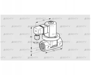 VGP 10R02Q6 (85293300) Запорный газовый клапан Kromschroder