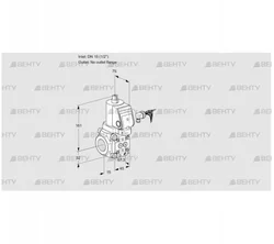 VAS115/-R/NQSR (88023985) Газовый клапан Kromschroder