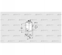 DG 110C8D-5W (84448550) Датчик-реле давления газа Kromschroder