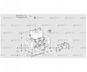 VCG2E40F/40F05NGEWL/PPPP/-3PP (88104986) Клапан с регулятором соотношения Kromschroder