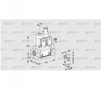 VCS8100F05NLWR3B/4-3-/3-PP (88205041) Сдвоенный газовый клапан Kromschroder