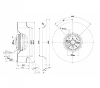 Центробежный вентилятор ebmpapst R2E220AA40B8