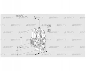 VCD2E25R/40R05FND-100WR3/PPPP/PPPP (88101632) Регулятор давления Kromschroder