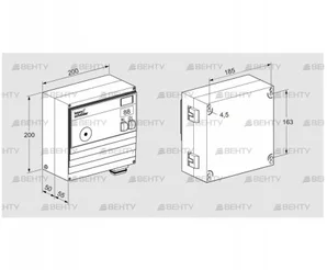 BCU465T-10/2LR3-D2OB1/1 (88611892) Блок управления горением Kromschroder