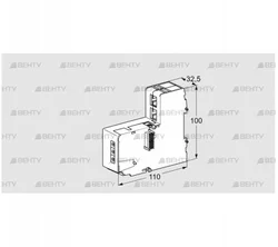 BCM 400S0B3/3-0 BCU400N (74960692) Шина Kromschroder