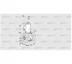 VAS8T100A05NQGLB/PP/MM (88205045) Газовый клапан Kromschroder