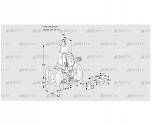 VAS350F/LKGR (88029635) Газовый клапан Kromschroder