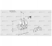 VCS1E20R/20R05NNKR/1--2/PPPP (88100565) Сдвоенный газовый клапан Kromschroder