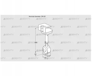 BVHR65W01A (88302702) Дроссельная заслонка Kromschroder