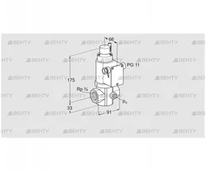 VG 20R03LQ31DMVZ (85214091) Запорный газовый клапан Kromschroder