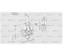 VCG3E50R/50R05GENWR/PPPP/PPBS (88107860) Клапан с регулятором соотношения Kromschroder